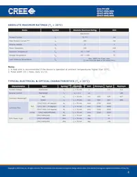 CP41T-RHS-CJ0M0EE4 Datasheet Pagina 2