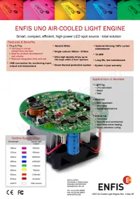 ENFIS UNO AIR LIGHT ENGINE WHITE Datasheet Copertura