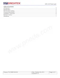 FLP-6060-040-WW Datasheet Page 2