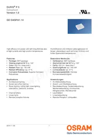 GD DASPA1.14-RKRM-W5-1 Datasheet Copertura