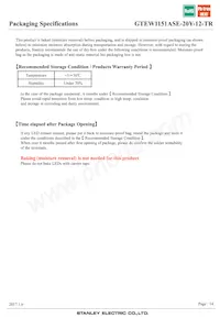 GTEW1151ASE-20Y-12-TR Datenblatt Seite 14