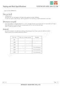 GTEW1151ASE-20Y-12-TR Datasheet Page 19