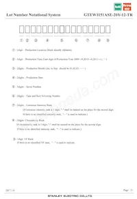 GTEW1151ASE-20Y-12-TR Datasheet Page 21