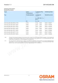 GW KAGJB3.EM SSST-35S3-T02 데이터 시트 페이지 2