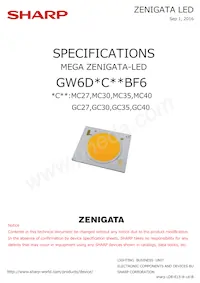 GW6DMC40BF6 Datasheet Copertura