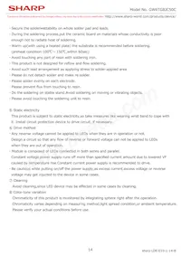 GW6TGBJC50C Datasheet Page 16