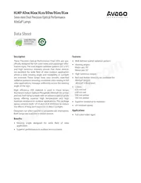 HLMP-AB01-LMDDD Datasheet Cover
