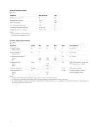 HLMP-AB70-TWBDD Datasheet Page 3