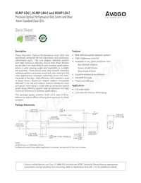HLMP-LD61-SWTZZ Datasheet Cover