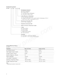 HLMP-RB11-H00DD Datasheet Page 4