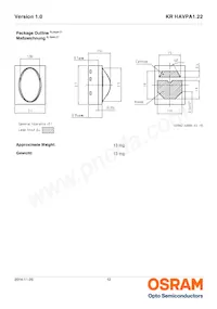 KR HAVPA1.22-VYAU-DQ-20-R18-ZO-XX Datasheet Pagina 12