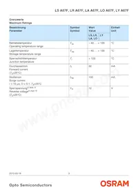 LA A67F-V2BB-24-Z Datasheet Page 3