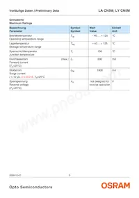 LA CN5M-GAHA-24-1-140-R18-Z Datasheet Page 3