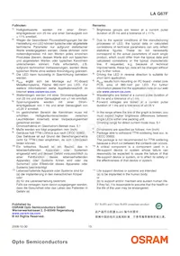 LA G67F-CADA-24-1-Z Datasheet Pagina 15