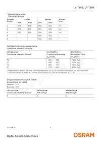 LA T68B-T2V1-24 Datasheet Pagina 5