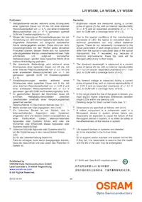 LA W5SM-JYJZ-24-1-400-R18-ZG-HE Datasheet Page 22