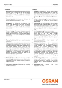LB CP7P-GZHX-34-1-350-R18-LM Datasheet Page 22