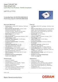 LB T773-M2P1-35-Z Datasheet Copertura