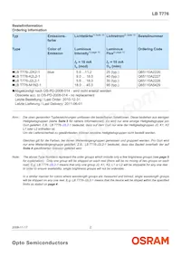 LB T776-K2L2-1-Z Datasheet Pagina 2
