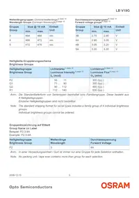LB V19G-P2R1-35-1 Datasheet Pagina 5