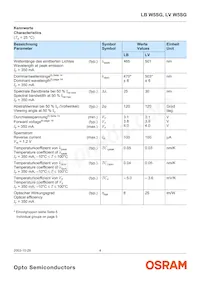 LB W5SG-DYEZ-35 Datasheet Pagina 4