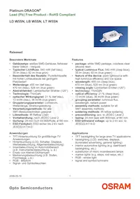 LD W5SN-3T4U-35-Z Datenblatt Cover