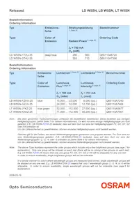 LD W5SN-3T4U-35-Z Datasheet Page 2