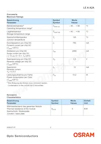 LE A A2A-HBKB-1 Datasheet Page 3