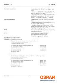 LE A P1W RXRY-1 Datasheet Pagina 13