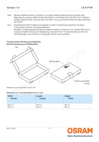 LE A P1W RXRY-1 Datasheet Pagina 17