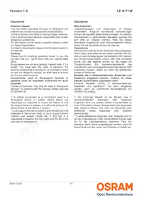 LE A P1W RXRY-1 Datasheet Pagina 19