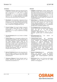 LE A P1W RXRY-1 Datasheet Page 20