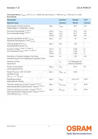 LE A P2W 01-SXTX-1-0-F00-T01 Datasheet Page 4