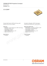 LE A Q8WP-LYMY-23-0-A40-R18-ZI Datasheet Cover