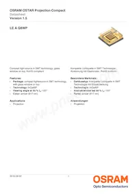 LE A Q8WP-LYMY-23-0-A40-R18-ZI Datasheet Copertura