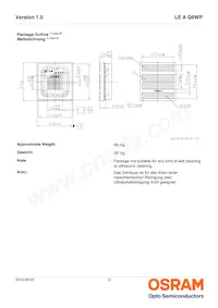 LE A Q8WP-LYMY-23-0-A40-R18-ZI Datasheet Pagina 12