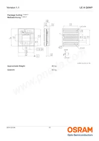 LE A Q8WP-LZMX-1-0-A40-R18-Z Datasheet Page 12