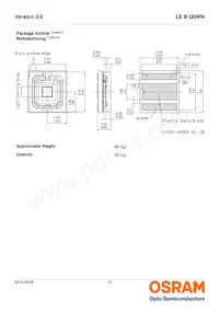 LE B Q9WN-4U2V-24-0-700-R18-Z Datasheet Page 12