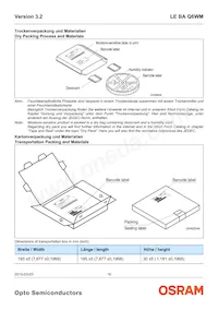 LE BA Q6WM-1T2T-DE-HZJX-23-350-R18-Z-PR 데이터 시트 페이지 16