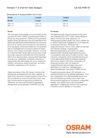 LE CG P2W 01-7U5V-1-0-F00-T01 Datasheet Page 18