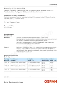 LE CW E3B-NZQX-ORPU Datasheet Pagina 14