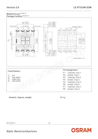 LE RTDUWS2W-KA-1+LALB-34+1V2V-3+MA-CQ-XX Datasheet Page 16