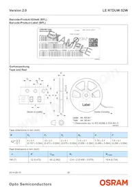 LE RTDUWS2W-KA-1+LALB-34+1V2V-3+MA-CQ-XX數據表 頁面 20