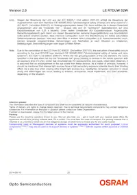 LE RTDUWS2W-KA-1+LALB-34+1V2V-3+MA-CQ-XX Datasheet Page 22