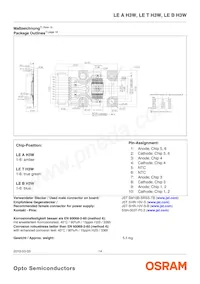 LE T H3W-MANA-25 Datasheet Pagina 14