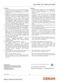 LE T H3W-MANA-25 Datasheet Page 19