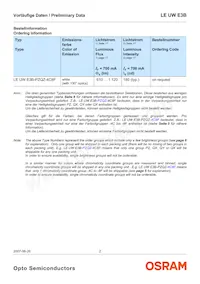 LE UW E3B-PZQZ-4C8F 데이터 시트 페이지 2