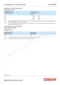 LE UW E3B-PZQZ-4C8F數據表 頁面 6