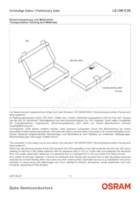 LE UW E3B-PZQZ-4C8F Datasheet Pagina 15