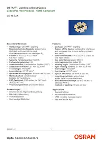 LE W E2A-LZNY-6K8L Datasheet Cover